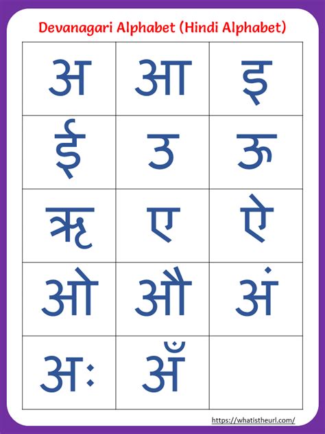 hindi alphabets chart learn hindi alphabet hindi language alphabet ...