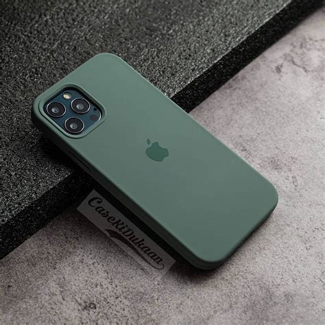 Buy Midnight Green Silicon Case For iPhone 13 Pro Max