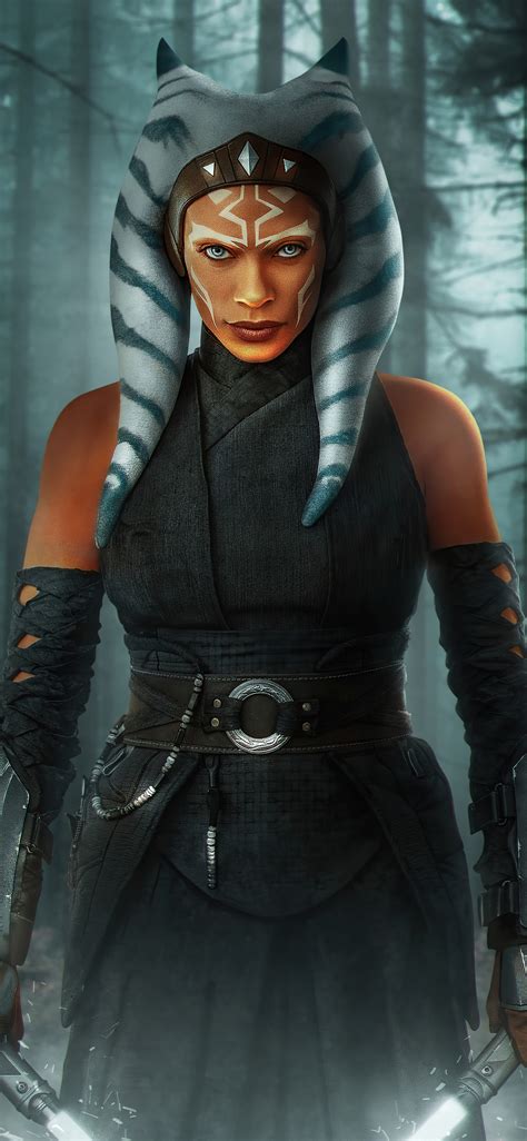 1125x2436 Ahsoka Tano In The Mandalorian Season 2 Iphone XS,Iphone 10 ...