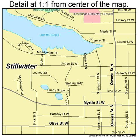 Stillwater Minnesota Street Map 2762824