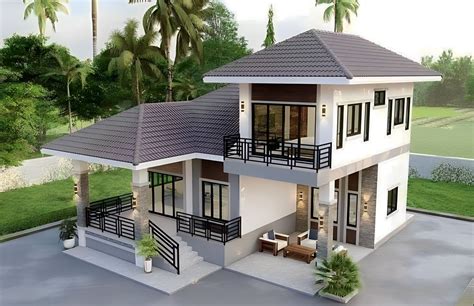 8 Contoh Rumah Minimalis 2 Lantai Sederhana di Kampung – Rakcer.ID