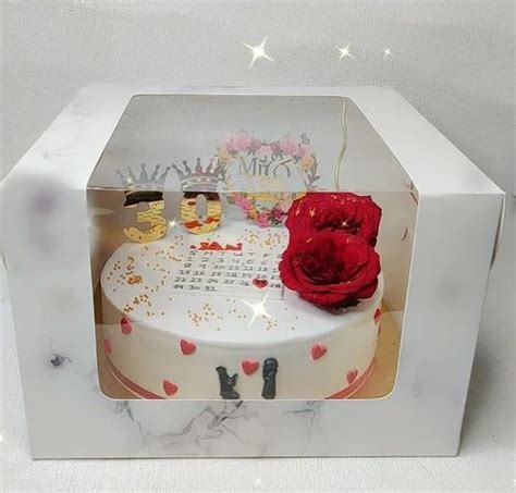 406 Square Window Tall Cake Boxes at Rs 50/piece | Cake Box in New ...