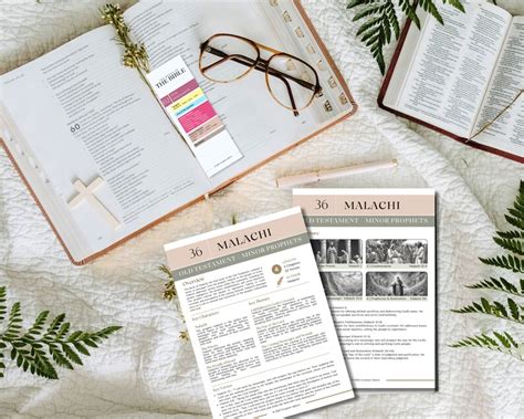 Malachi Bible Summary Printable Sheet Old Testament Summary Christian ...