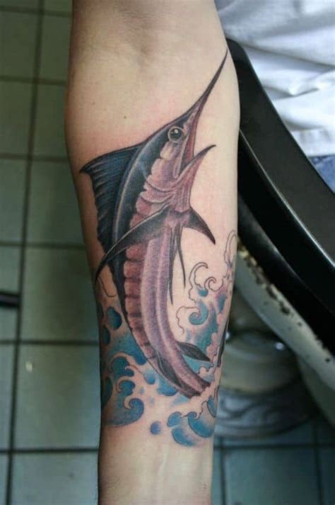 60+ Blue Marlin Tattoo Ideas & Meanings