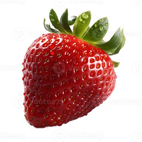 strawberry fruit isolated on transparent background ,fresh strawberries ...