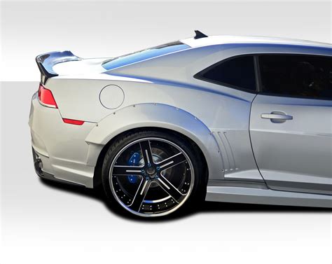 2010-2015 Chevy Camaro Duraflex Wide Body GT Concept Rear Fender Flares - 2PC