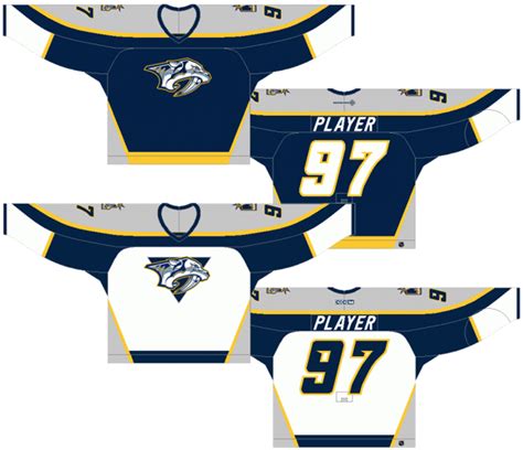 Worst to First Jerseys: Nashville Predators | Hockey By Design