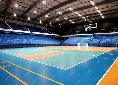 Premium AI Image | Basketball court Sport arena