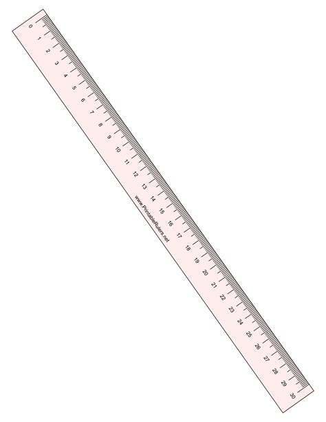 Free Printable Blank Ruler Templates [10 Cm, Inch, Paper] +PDF