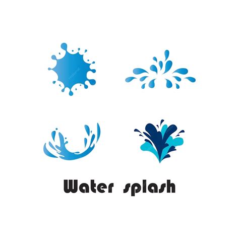 Premium Vector | Water splash logo