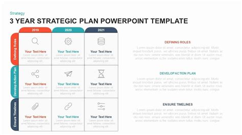 Strategic Plan Template Ppt Unique 3 Year Strategic Plan Powerpoint Template & Kayno ...