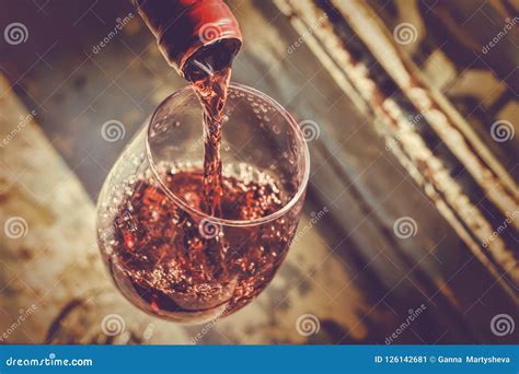 Wine is Poured, Wine Tasting, St. Valentine`s Day, Winemaking Stock Image - Image of pour, event ...