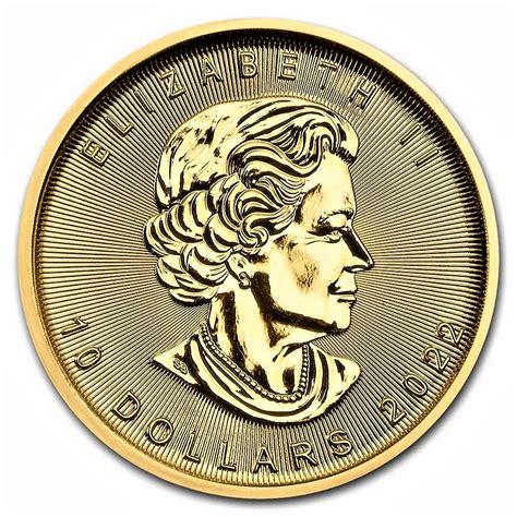 Gold Coin Canadian Maple Leaf 2022 - 1/4 oz | Silver Bullion