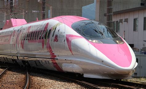 Hello Kitty Bullet Train Debuts In Japan This Week. In Shocking Pink