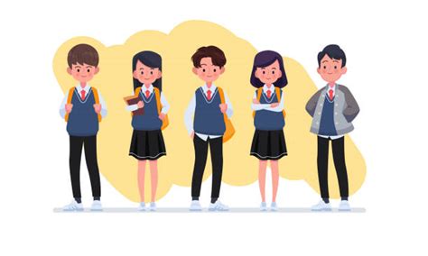 School Uniform Illustrations, Royalty-Free Vector Graphics & Clip Art - iStock