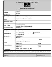 Advanced Management Principles Assignment 1.pdf - APPENDIX A: ASSIGNMENT COVER SHEET ASSIGNMENT ...