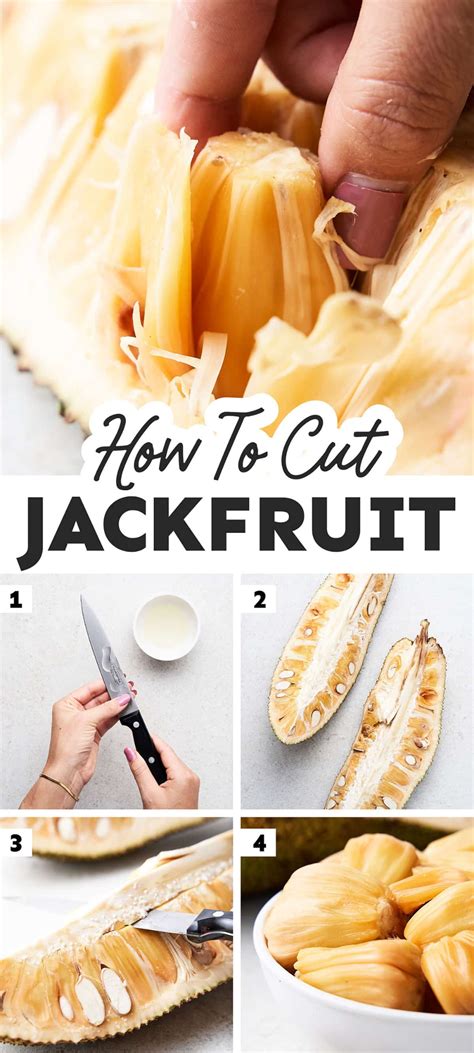 How To Cut Jackfruit (Step By Step Photos) | How to cut jackfruit ...