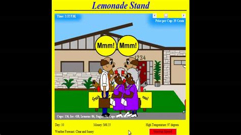 Coolmath4kids Lemonade Stand - BEST GAMES WALKTHROUGH