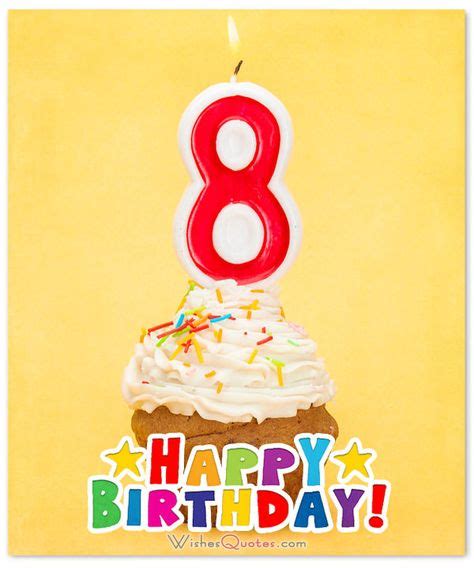 Happy 8th Birthday Wishes for 8-Year-Old Boy or Girl (With images ...