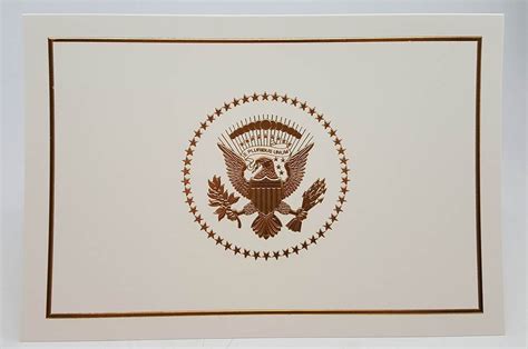 White House Christmas Card Sample | President Trump | Hand Engraving, – Studio Burke DC