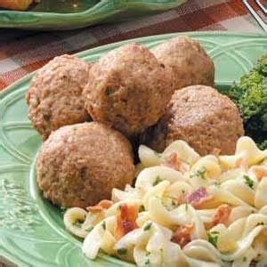 Pork Meatballs Recipe | Taste of Home