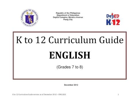 (PDF) Republic of the Philippines Department of Education DepEd ...