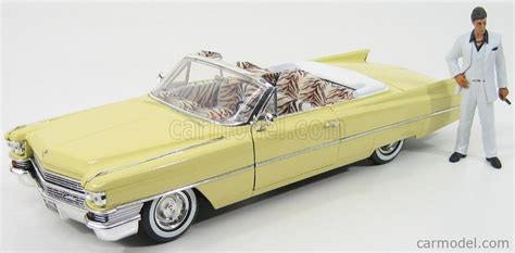 JADA 90003 Scala 1/18 | CADILLAC SERIES 62 1963 - SCARFACE - AL PACINO - TV SERIES YELLOW