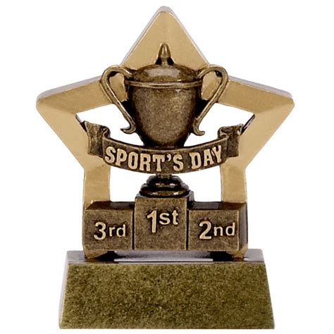 3 Inch Mini Star Sports Day Award