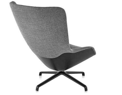 Striad™ High Back Lounge Chair With 4 Star Base - hivemodern.com