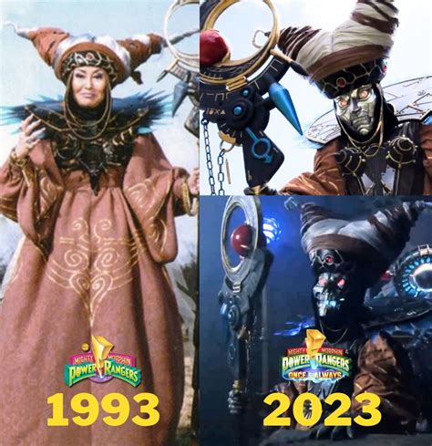 The Ranger Project ⚡️ on Twitter: "¡RITA REGRESÓ! 🔥 Imagen comparativa de Rita Repulsa en Mighty ...