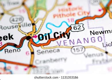 Oil City Pennsylvania Usa On Map Stock Photo 1579060693 | Shutterstock