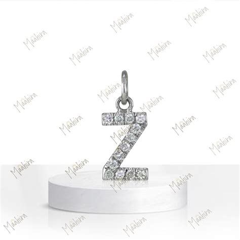 14k White Gold Initial Charms Diamond Charm Bracelet Gold - Etsy