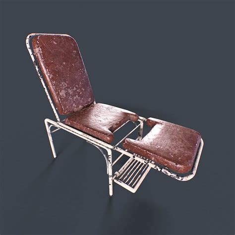 Vintage Hospital Bed - 3D Model by salex