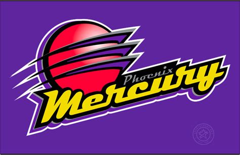 Phoenix Mercury Logo - Primary Dark Logo - Women's National Basketball Association (WNBA ...