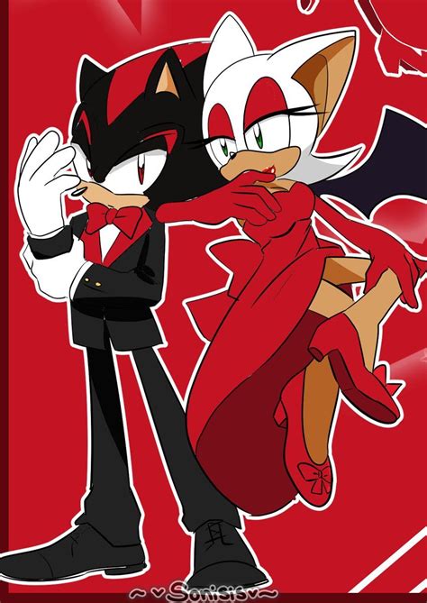 Shadouge (Shadow the Hedgehog y Rouge the Bat) | Rouge the bat, Shadow ...