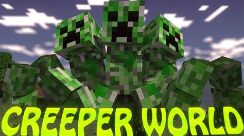 Minecraft | ULTIMATE CREEPER MOD Showcase! (Creepers Mod, Creeper Dimension Mod) - YouTube