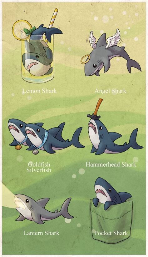 Pin by 千 on shark | Cute shark, Cute comics, Cute drawings