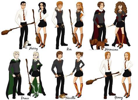 Harry Potter Gender Swap | Fem harry potter, Harry potter characters ...