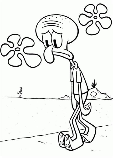 Spongebob & Sandy Coloring Pages - Coloring Home