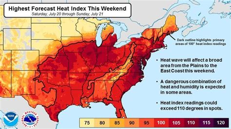 The heat wave that has baked more than half the country over much of this week hits its peak in ...