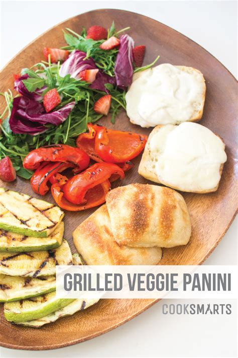 Grilled Veggie Panini | Cook Smarts Recipe