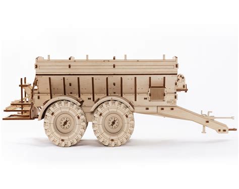 3d Wooden Model Kit Tractor With Trailer Mechanical Constructor 3d ...