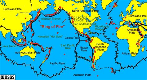 Map Of World Earthquakes And Volcanoes | Zip Code Map