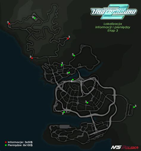 Need For Speed Underground Map