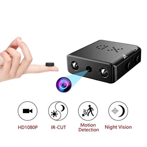 Smallest WiFi Camera,XD Mini HD IP Camera Nanny Cam with Night Vision ...