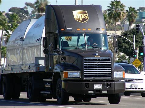 UPS Mack Truck | A UPS Mack truck carrying air freight conta… | Flickr