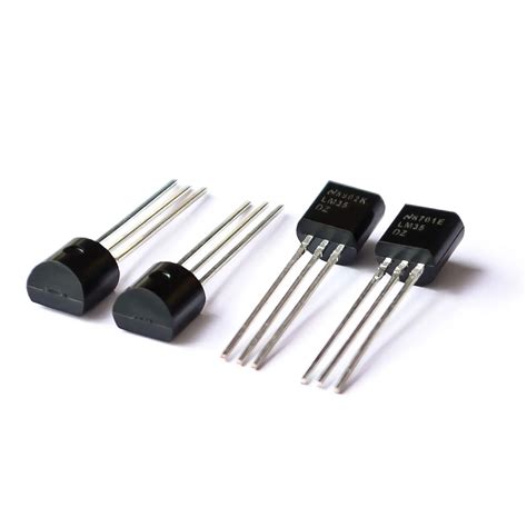 10PCS/LOT LM35DZ TO 92 LM35 LM35D Precision Centigrade Temperature Sensors|Integrated Circuits ...