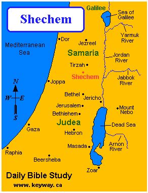 Shechem: Towns and Cities in the Bible - GANTS HILL URC