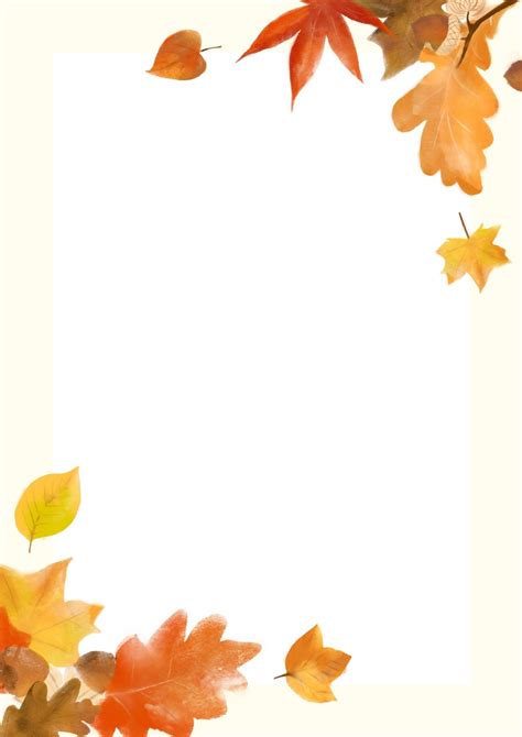 Elegant Autumn Border