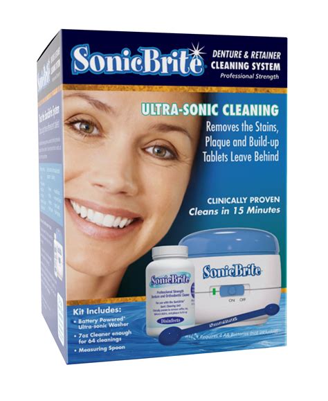 Denture Cleaning System – SonicBrite